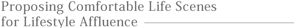 Proposing Comfortable Life Scenes for Lifestyle Affluence